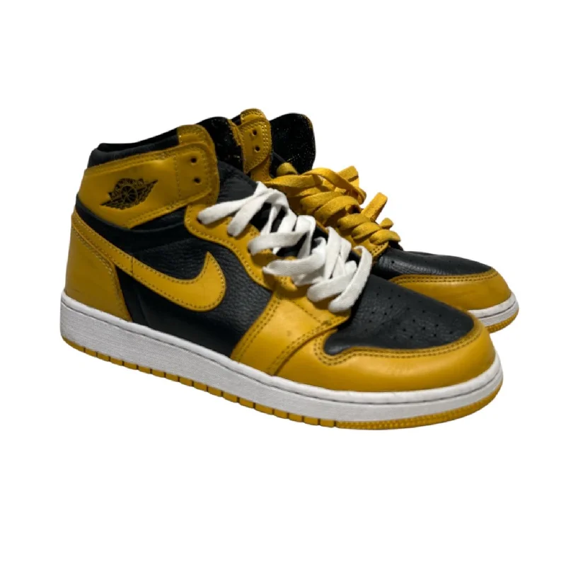 Jordan/Hi-Sneakers/US 8/Leather/YEL/1 POLLEN 575441-701 Aesthetic  