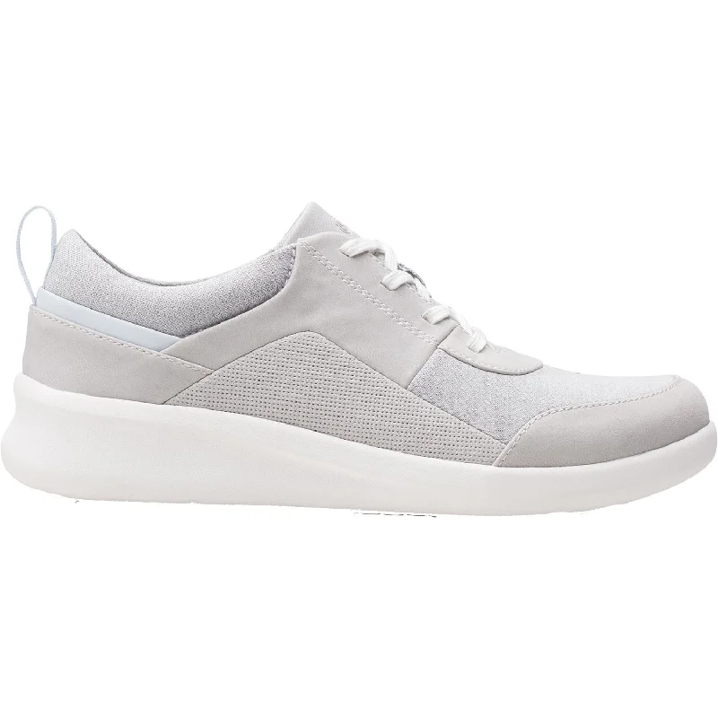 Women's Clarks Cloudsteppers Sillian 2.0 Kae Light Grey Fabric Hiking Boot Durability Style Women's Clarks Cloudsteppers Sillian 2.0 Kae Light Grey Fabric Hiking Boot Durability Style