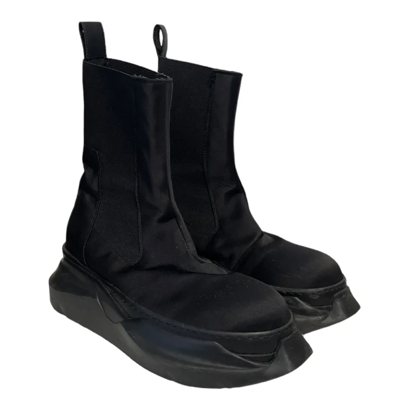 RICK OWENS DRKSHDW/Hi-Sneakers/EU 39/Nylon/BLK/ABSTRACT BEATLE Ankle - High Military Boot Style RICK OWENS DRKSHDW/Hi-Sneakers/EU 39/Nylon/BLK/ABSTRACT BEATLE Ankle - High Military Boot Style