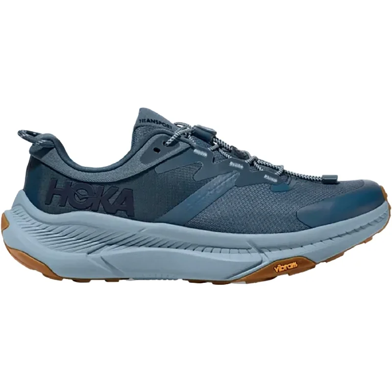 Women's Hoka Transport Real Teal/Dusk Mesh Art Deco - Inspired Shoe Look  