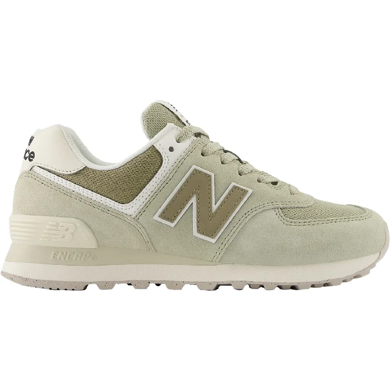 Women's New Balance WL574DP2 Olivine/Dark Stoneware/Turtledove Suede Open - Lacing Derby Look Women's New Balance WL574DP2 Olivine/Dark Stoneware/Turtledove Suede Open - Lacing Derby Look