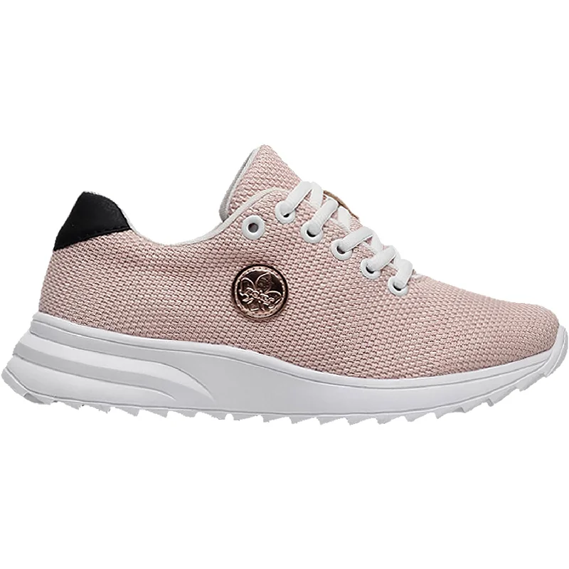 Women's Rieker N6600-31 Rose/Kupfer/Schwarz Fabric Aesthetic  