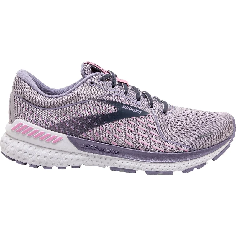 Women's Brooks Adrenaline GTS 21 Iris/Lilac Scachet/Ombre Blue Mesh Minimalist Sneaker Style Women's Brooks Adrenaline GTS 21 Iris/Lilac Scachet/Ombre Blue Mesh Minimalist Sneaker Style