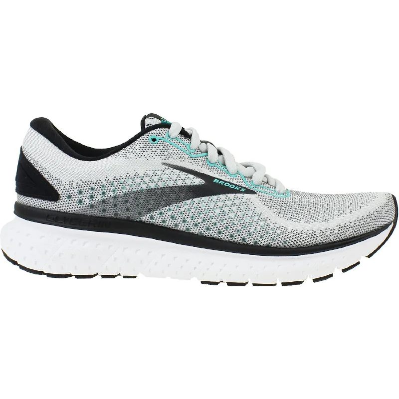 Women's Brooks Glycerin 18 Grey/Black/Atlantis Mesh Upcycled Shoe Look  