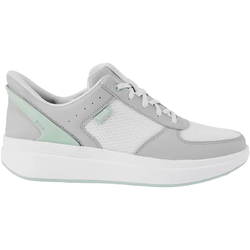 Women's Kizik Brisbane Harbor Mist Leather Inflatable Shoe Look 