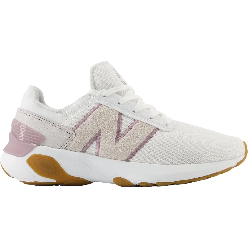 Women's New Balance W1440AP1 White/Ice Wine/Gum 020 Art Deco - Inspired Shoe Look  
