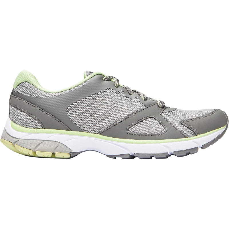 Women's Vionic Tokyo Grey Synthetic Mesh Retro Plimsoll Style  