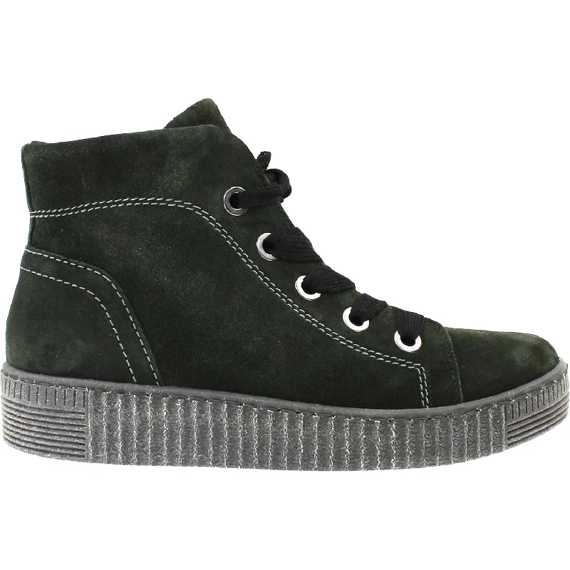 Women's Gabor 93.735.31 Anthracite Suede Glow - in - the - Dark Shoe Design  