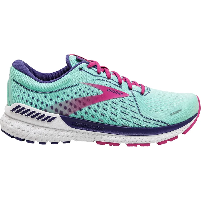 Women's Adrenaline GTS 21 Yucca/Navy/Fuchsia Mesh Mod Oxford Design  