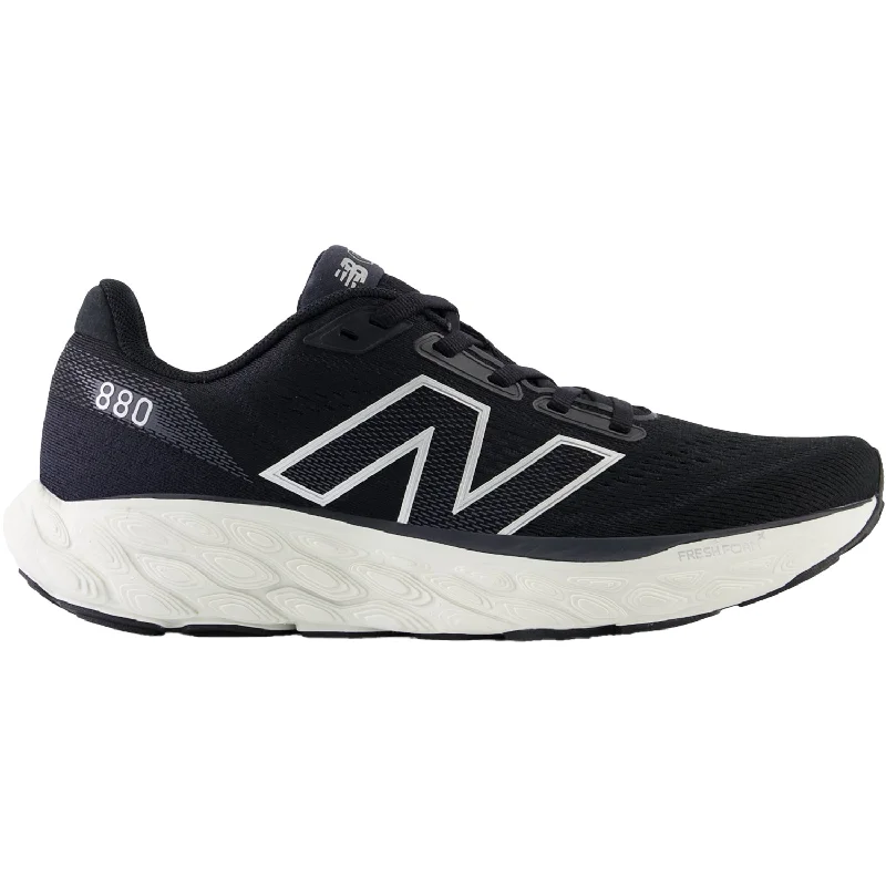 Women's New Balance W880K14 Fresh Foam X 880v14 Black/SeaSalt Mesh Art Deco - Inspired Shoe Look Women's New Balance W880K14 Fresh Foam X 880v14 Black/SeaSalt Mesh Art Deco - Inspired Shoe Look