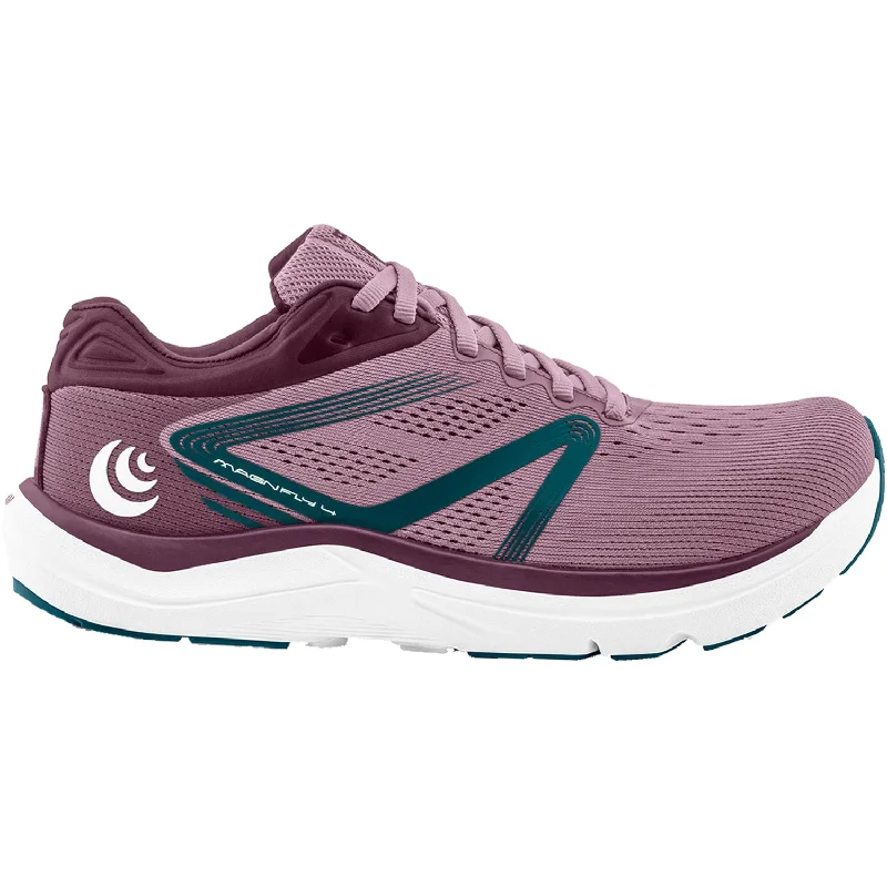 Women's Topo Magnifly 4 Mauve/Navy Mesh Smart - Shoe Functionality Style  