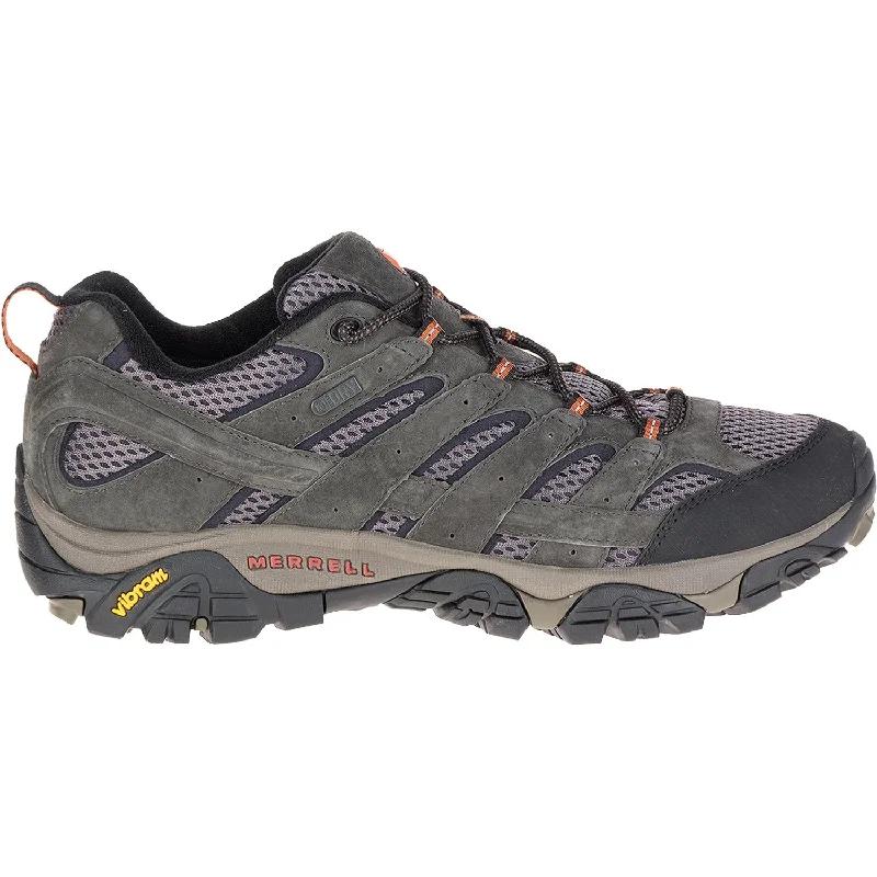 Men's Merrell Moab 2 Waterproof Beluga Suede Bespoke Shoe Aesthetic 