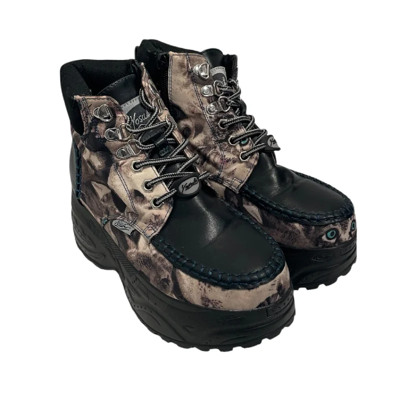 YOSUKE/Hi-Sneakers/US 5.5/Multicolor/2810371 Upcycled Shoe Look  