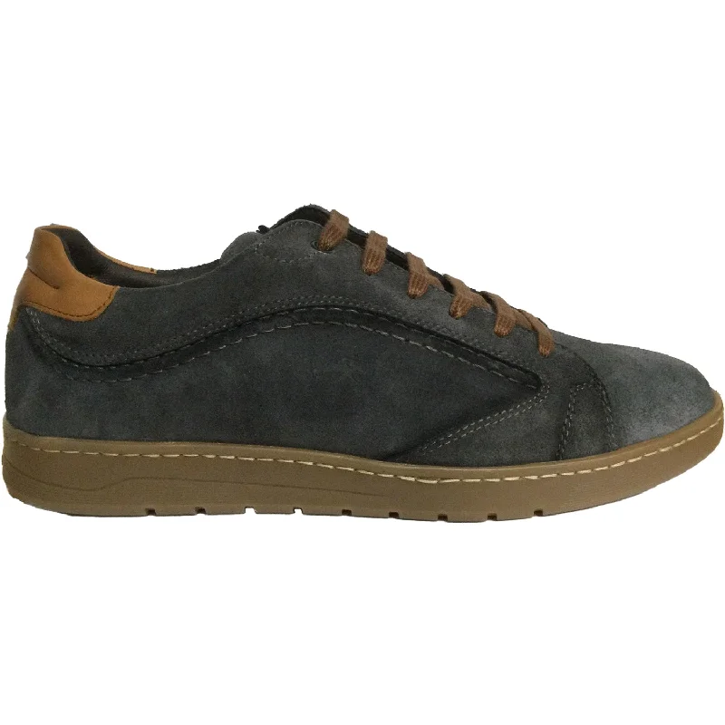 Men's Fluchos Leo Graphite Suede Sustainable Shoe Design  