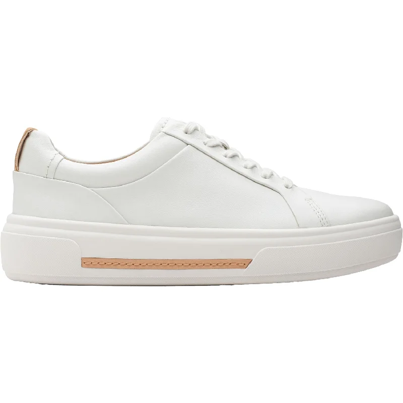 Women's Clarks Hollyhock Walk Off White Leather Vintage Oxford Appeal 