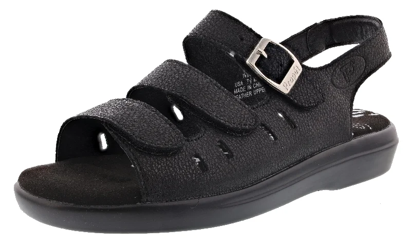 Propet Women's Breeze Walker Sandals Ivy League - Inspired Derby Look 