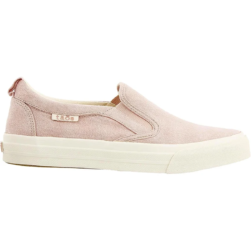 Women's Taos Rubber Soul Pink Wash Canvas Chunky Platform Sneaker Style  