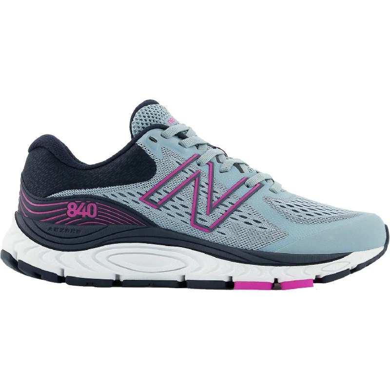Women's New Balance W840CM5 Cyclone/Eclipse/Magenta Pop Synthetic/Mesh Mod Oxford Design Women's New Balance W840CM5 Cyclone/Eclipse/Magenta Pop Synthetic/Mesh Mod Oxford Design