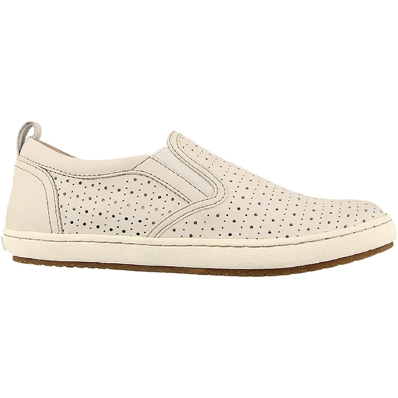 Women's Taos Court Off White Leather Hemp - Material Shoe Style  