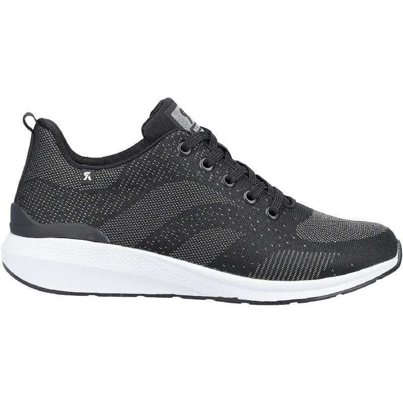 Women's Rieker Revolution 40106-00 Athena 06 Black Knit Fabric Hip - Hop Sneaker Style Women's Rieker Revolution 40106-00 Athena 06 Black Knit Fabric Hip - Hop Sneaker Style