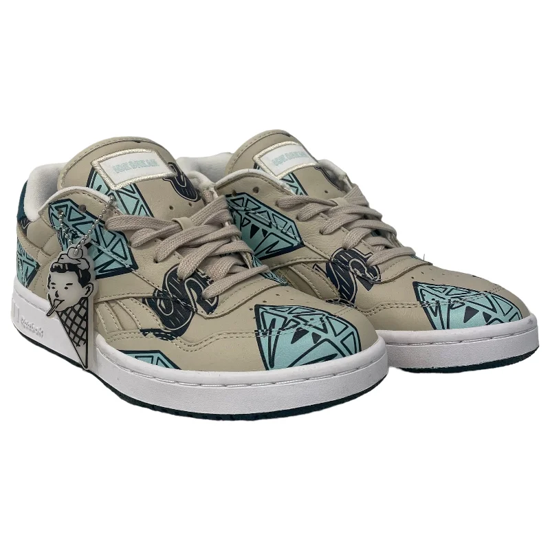 BILLIONAIRE BOYS CLUB/Reebok/Low-Sneakers/US 6/Leather/SLV/BB4000 Stucco Buckle -