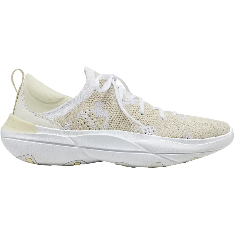 Women's Sorel Explorer Blitz Stride Lace White Mesh Two - Tone Shoe Design  