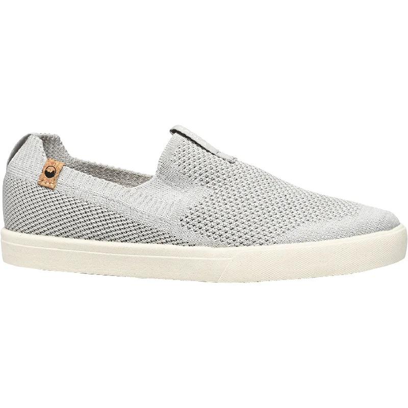 Women's Saola Virunga Light Grey Knit Fabric Chunky Platform Sneaker Style  