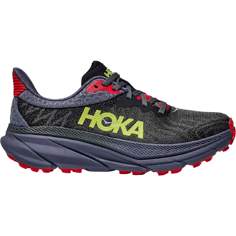 Women's Hoka Challenger ATR 7 Obsidian/Anchor Mesh Ankle - High Military Boot Style Women's Hoka Challenger ATR 7 Obsidian/Anchor Mesh Ankle - High Military Boot Style