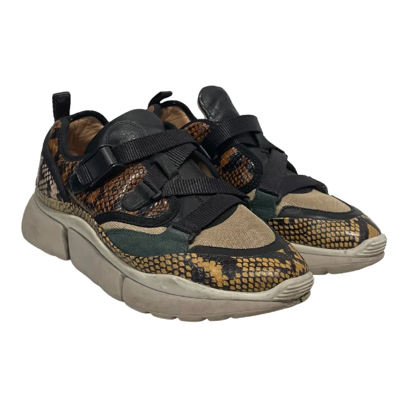 Chloe/Low-Sneakers/EU 38/Animal Pattern/Leather/MLT/sonnie sneakers Bespoke Shoe Aesthetic Chloe/Low-Sneakers/EU 38/Animal Pattern/Leather/MLT/sonnie sneakers Bespoke Shoe Aesthetic