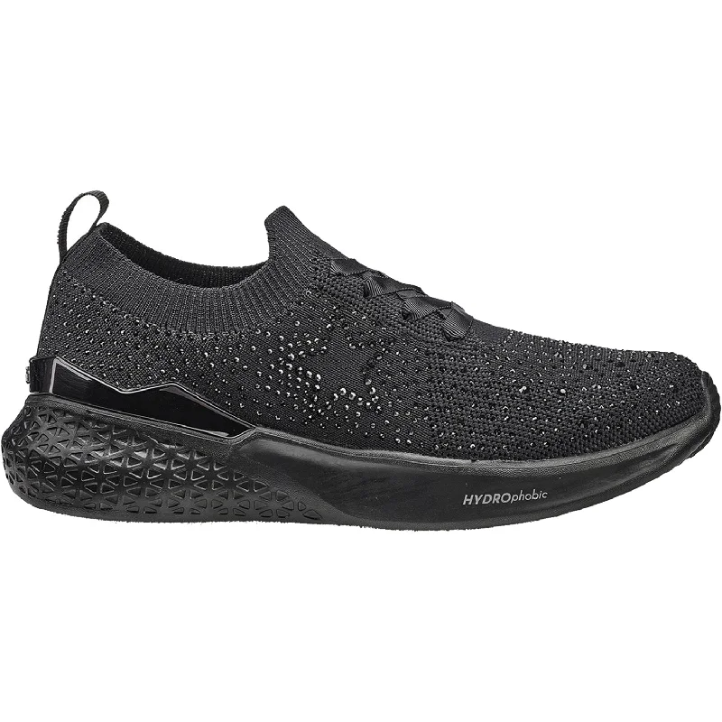 Women's Ara Monticello Black Hydro Woven Stretch Fabric Desert Boot Utility Style  