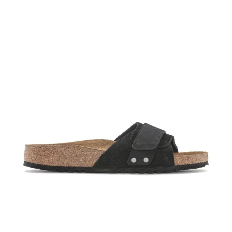 Birkenstock Women's Oita - Black Suede Casual Loafer Style          