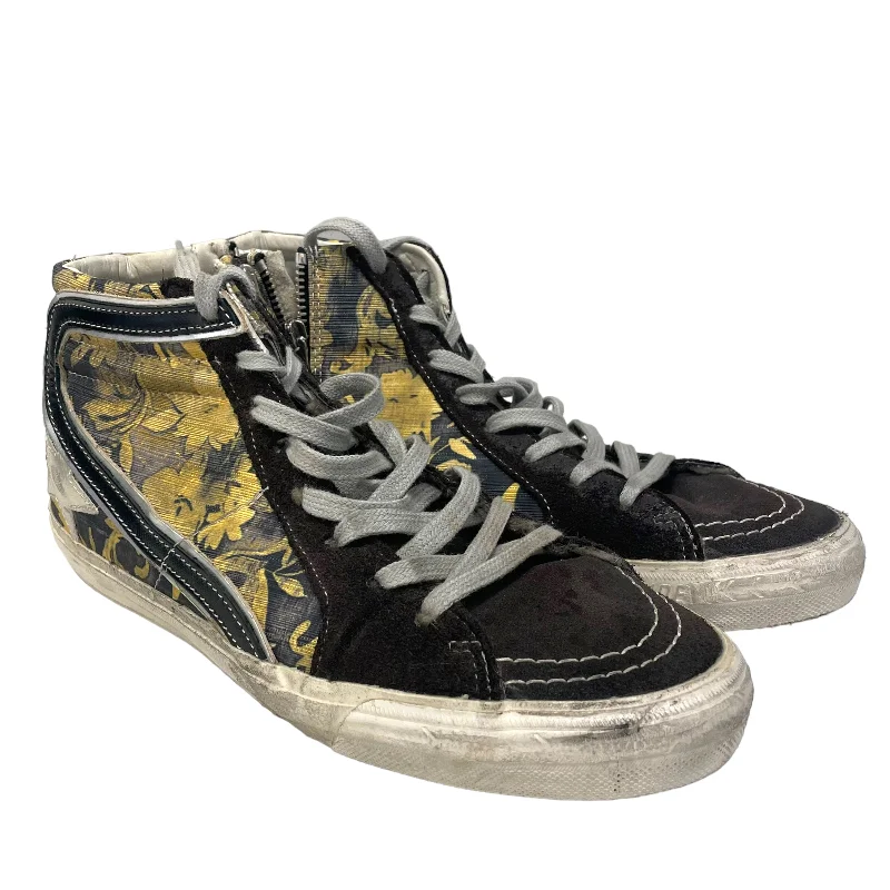 GOLDEN GOOSE/Hi-Sneakers/EU 40/All Over Print/MLT/ Metallic Trim Shoe Design  