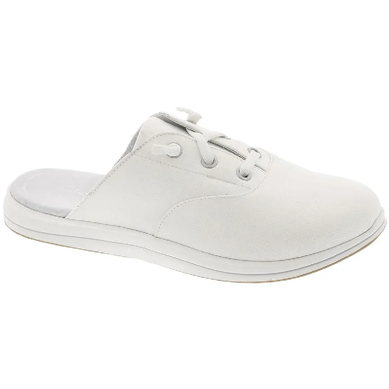Cloudsteppers by Clarks Womens Breeze Clara Cushioned Footbed Slip-On Sneakers Inflatable Shoe Look 