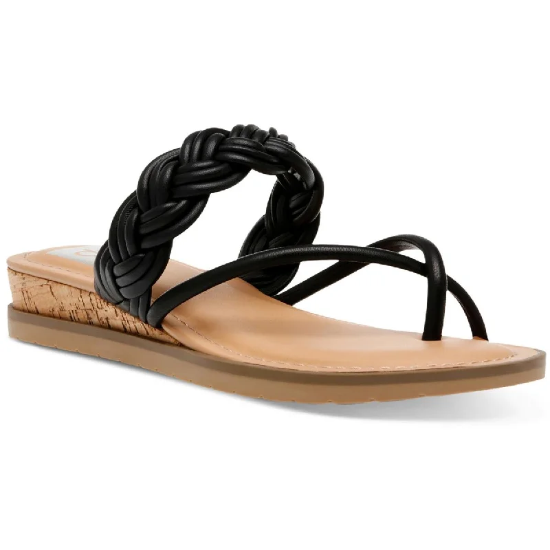 DV By Dolce Vita Womens Bhfo Braided Slide Sandals Desert Boot Utility Style  