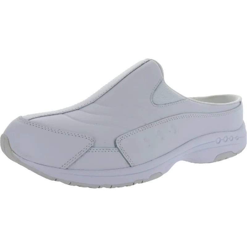 Easy Spirit Womens Tour Guide Leather Comfort Mules Slide Sandal Beach Style  