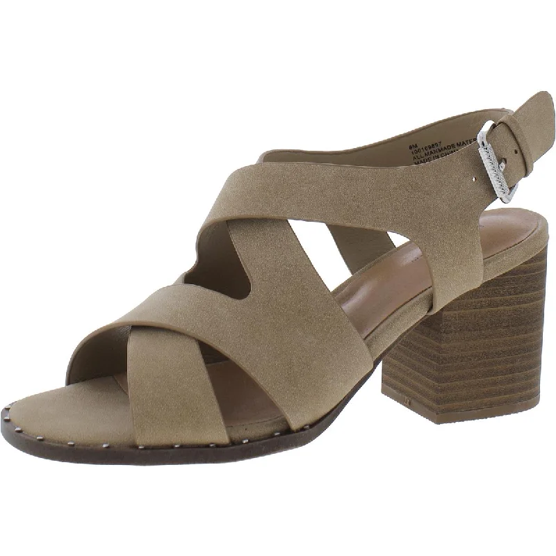 Morgan Taylor Womens Faux Leather Heels Ivy League Loafer Look 