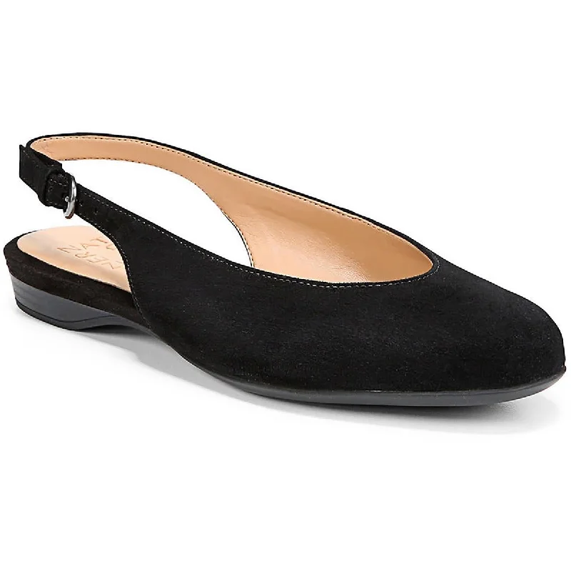 Naturalizer Womens Primo Suede Ankle Strap Slingback Heels Blue Coast Loafer Aesthetic 
