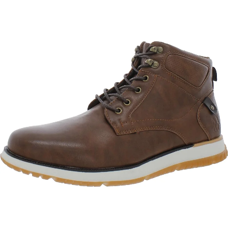NYC Mens Manmade Faux Leather Chelsea Boots Smart - Shoe Functionality Style  