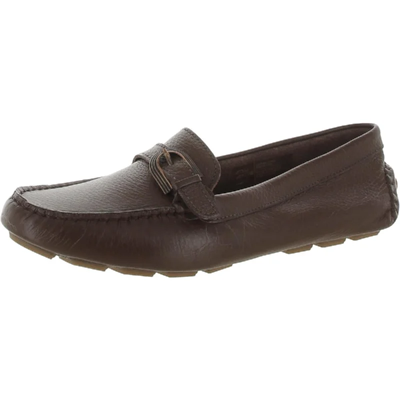 Rockport Womens Bayview Rib Loafer Leather Loafers Elastic - Sided Chelsea Look  