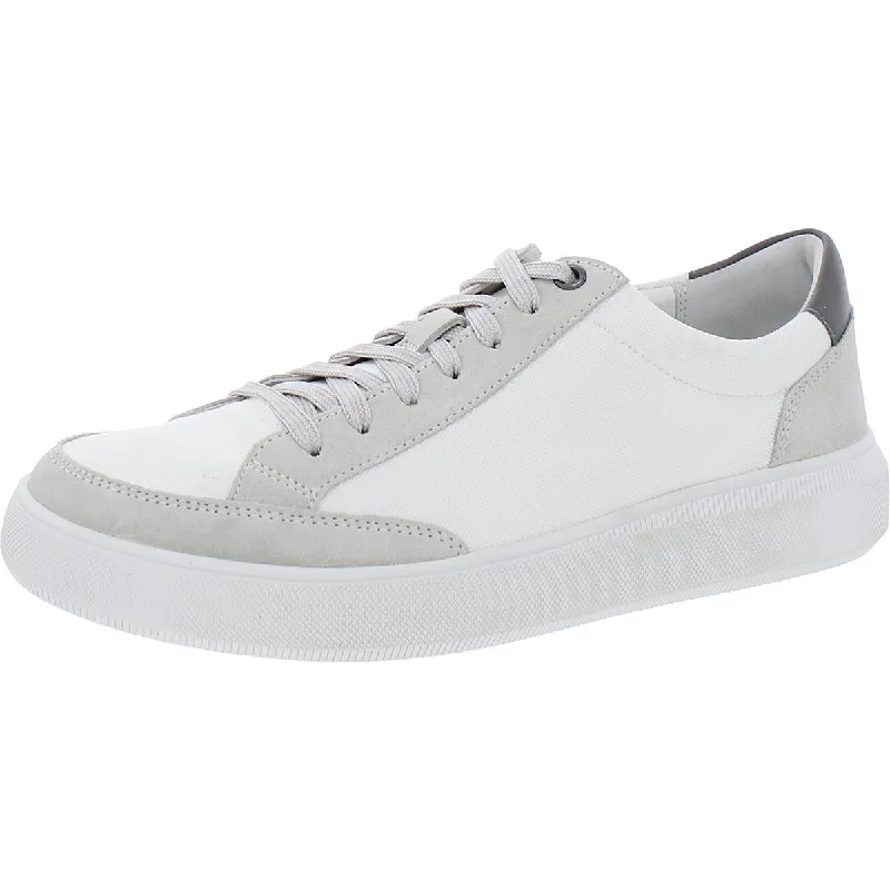 Vince Mens Mason Canvas Lace-Up Casual And Fashion Sneakers Elastic - Sided Chelsea Look  