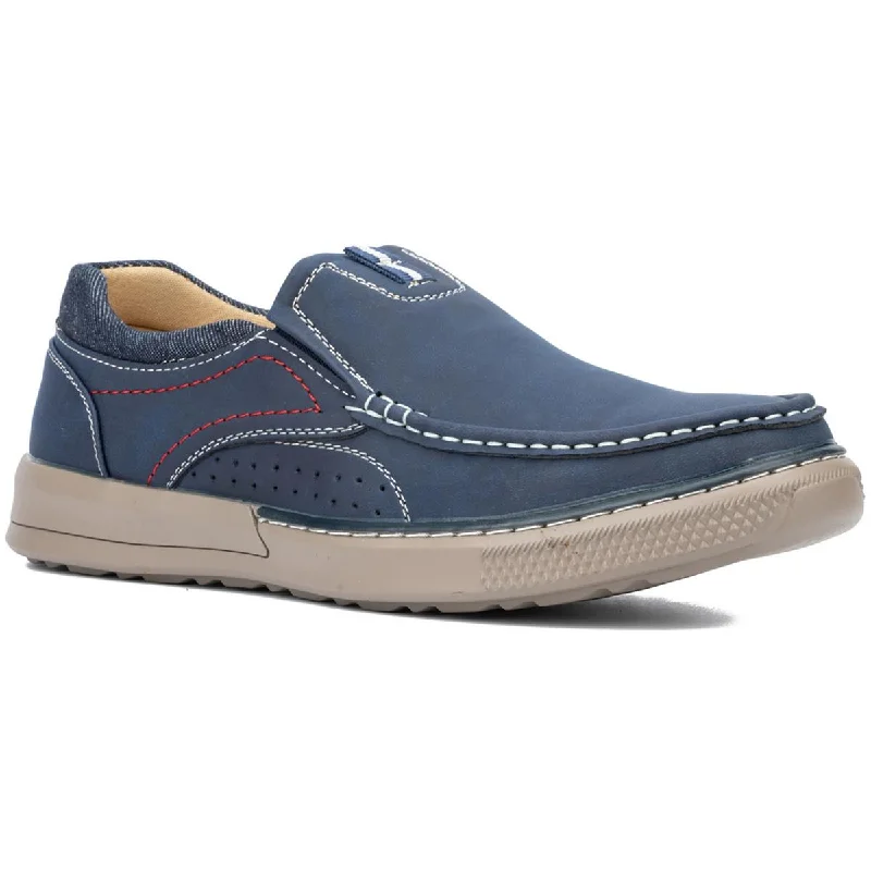 Xray Mens Faux Leather Loafers Buckle -