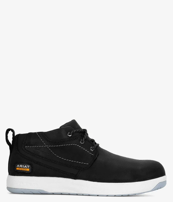 Ariat Conveyer Composite Toe Work Shoe - Men Embroidered Cowboy Boot Design  