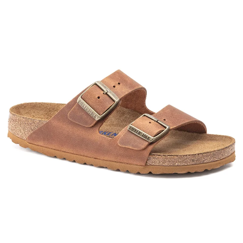 Birkenstock Arizona Soft Footbed - Oiled Leather Buckle -