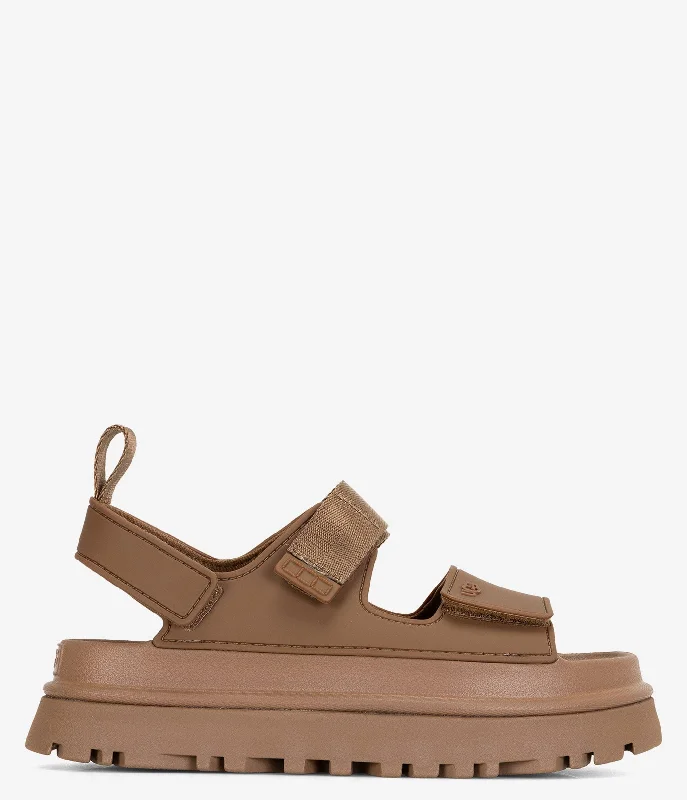 UGG GoldenGlow Sandal - Women Patchwork Shoe Aesthetic  
