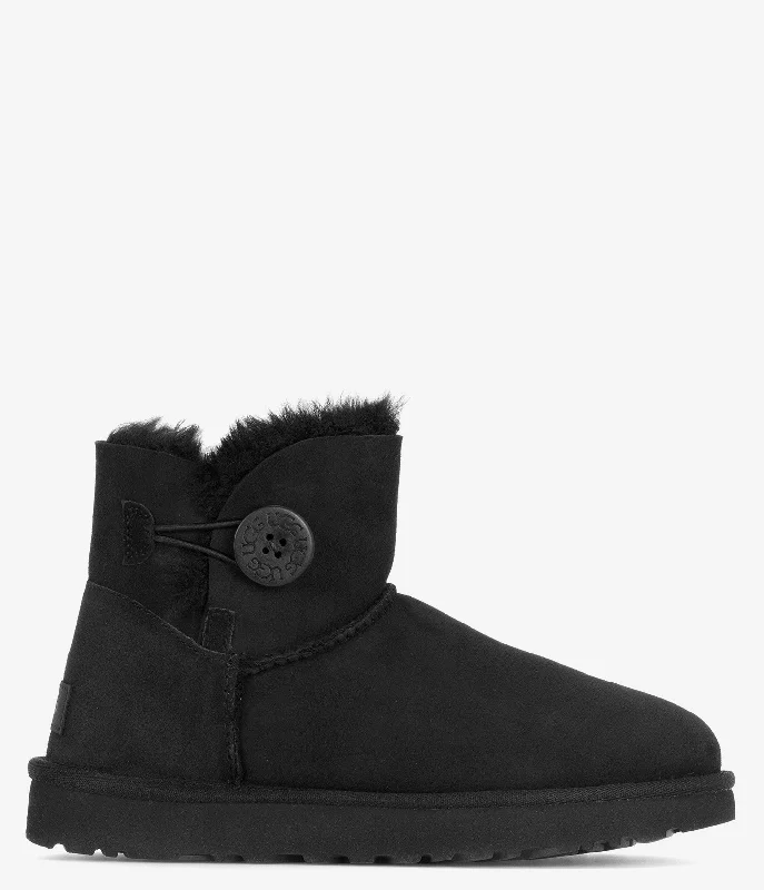 UGG Mini Bailey Button II Sheepskin Boot - Women Quick - Dry Hiking Shoe Style   