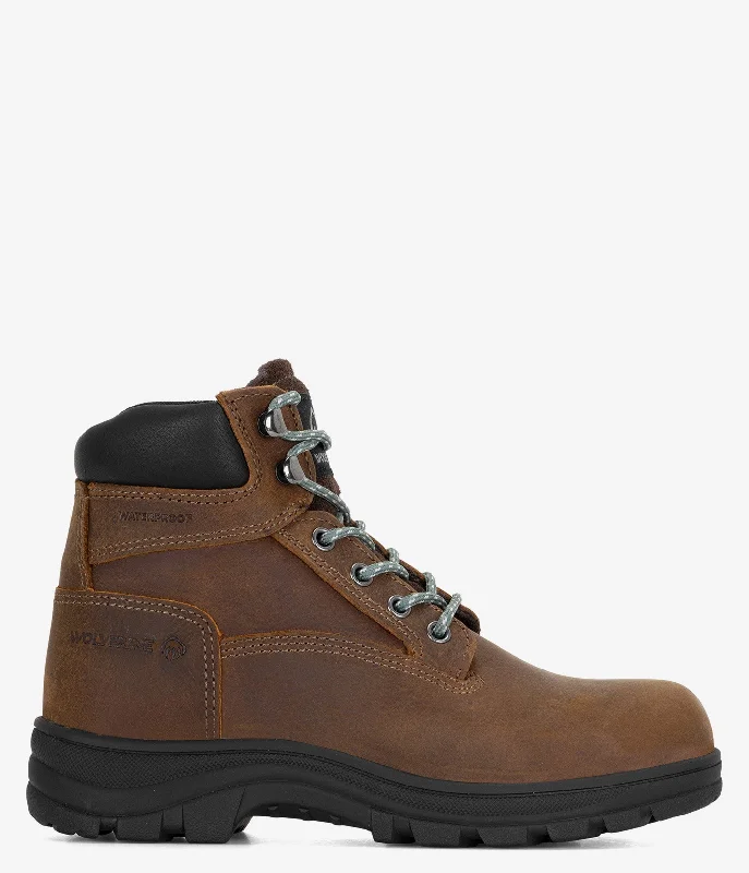 Wolverine Carlsbad 6" Steel Toe Work Boot - Women Strap - Up Sandal Resort Style  