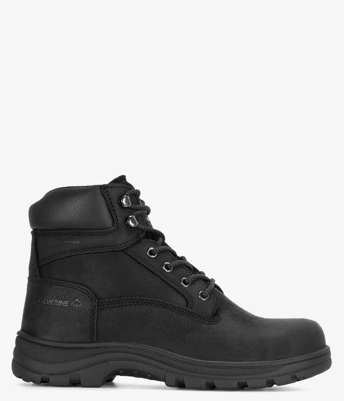 Wolverine Carlsbad 6" Waterproof Work Boot - Men Embroidered Cowboy Boot Design  