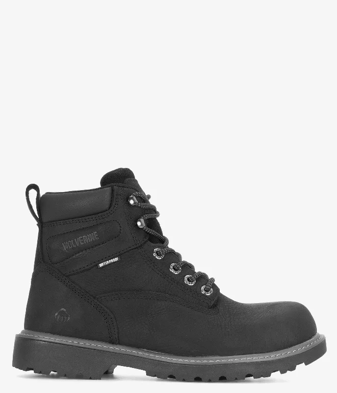 Wolverine Floorhand Steel Toe 6" Waterproof Boot - Men Hiking Boot Durability Style  