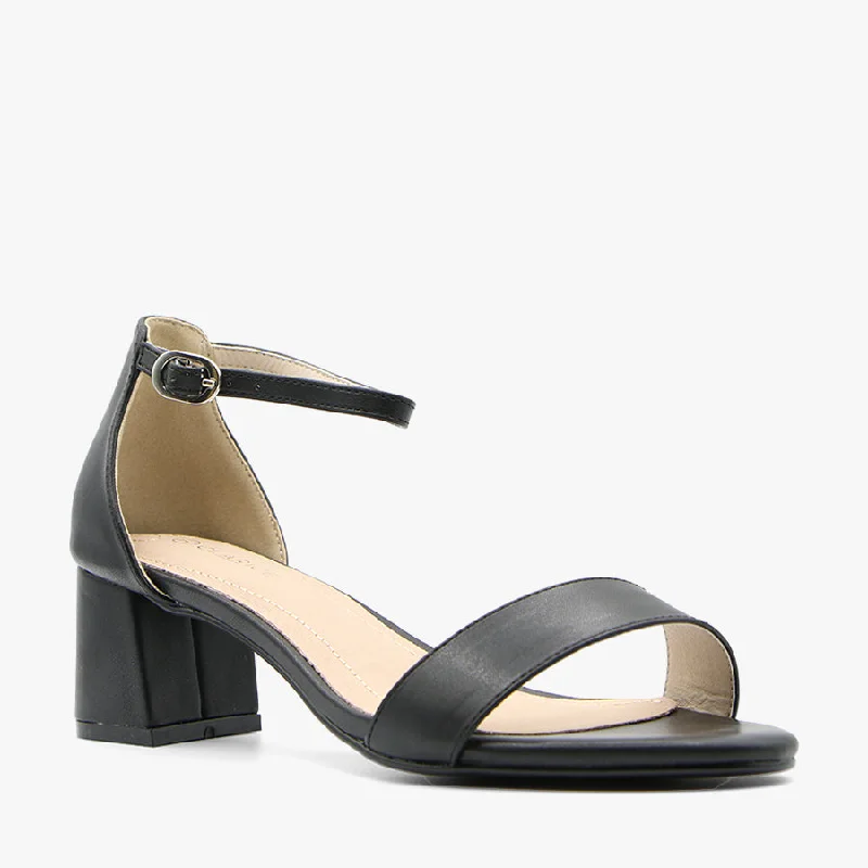 ADOOR BLACK Metallic Trim Shoe Design  