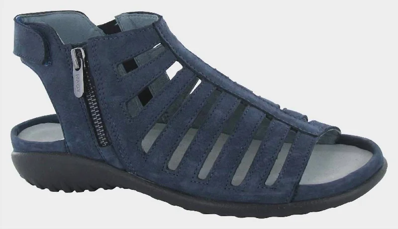 Pitau In Navy Mod Oxford Design  